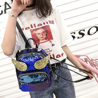 Sequined Lightweight Backpack