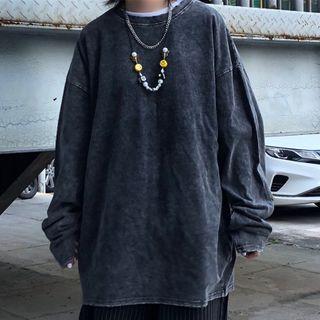 Washed Long-sleeve T-shirt