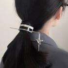 Geometric Hair Stick 2880a - Silver - One Size