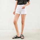 Pocket-side Cuff-hem Shorts