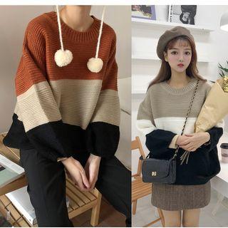 Color Block Boxy Sweater