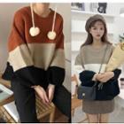 Color Block Boxy Sweater