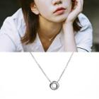 Donut Sterling Silver Necklace