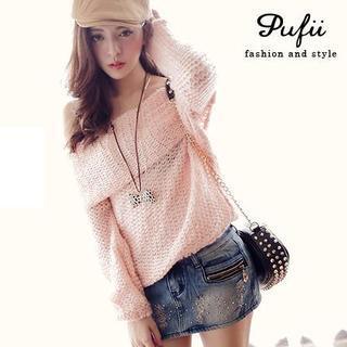 Off-shoulder Sweater