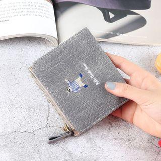 Embroidered Fabric Wallet