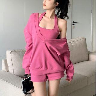 V-neck Sweatshirt / Tank Top / Shorts
