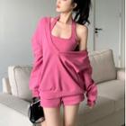 V-neck Sweatshirt / Tank Top / Shorts