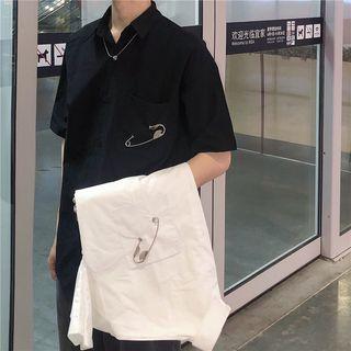 Safety Pin Short-sleeve Shirt