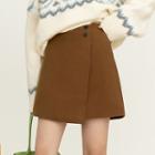 High Waist Asymmetrical Mini Skirt