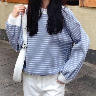 Striped Mohair Sweater