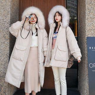 Furry Hood Padded Jacket / Padded Coat