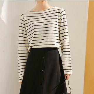 Striped Long-sleeve T-shirt Stripe - One Size