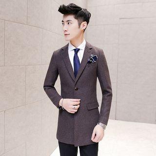 Notch Lapel Long Coat