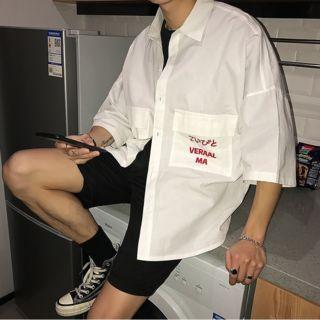 3/4-sleeve Character Shirt