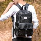 Lightweight Camo Backpack Camouflage Black - One Size