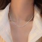 Layered Alloy Necklace 1 Piece - Necklace - Gold - One Size