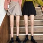 Pleated Mini A-line Skorts