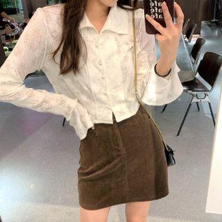 Rose Cropped Shirt