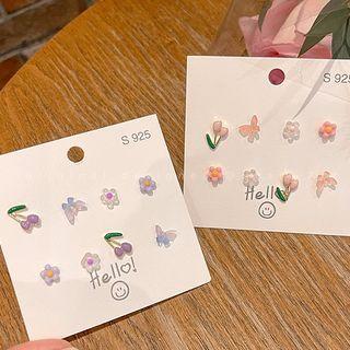 Set Of 8: Stud Earring