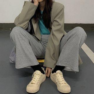 Plain Blazer / Sweatpants