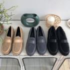 Furry Flat Loafers