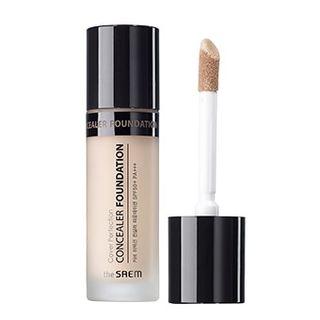 The Saem - Cover Perfection Concealer Foundation Spf50+ Pa+++ (#01 Clear Beige)