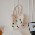 Number Design Shoulder Bag