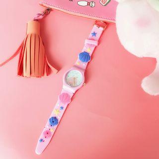 Shell Detail Strap Watch