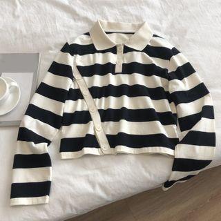 Polo Long-sleeve Striped T-shirt