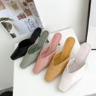 Pin-heel Pastel Tone Mules