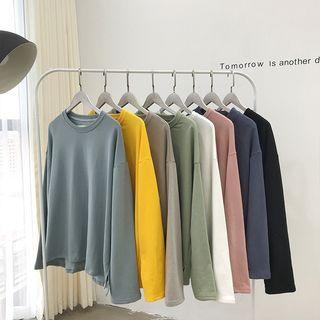 Plain Boxy Pullover