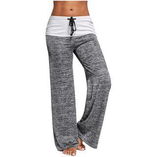 Sports Drawstring Waist Yoga Pants