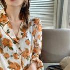 Flower Long-sleeve Shirt