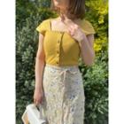 Button Up Knit Tank Top