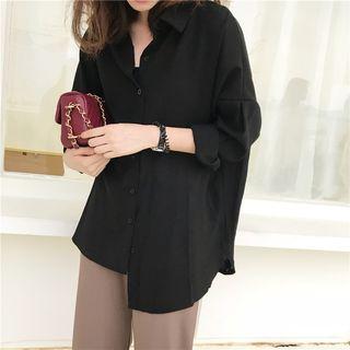 Wide-leg Pants / Plain Shirt