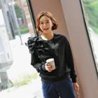 Layered-ruffle Detail T-shirt