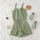 Set: Dotted Print Camisole Top + Shorts Set: Dot Top + Shorts - One Size