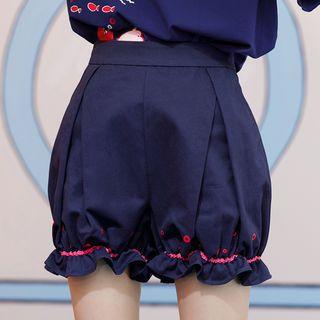 Printed Lantern Shorts