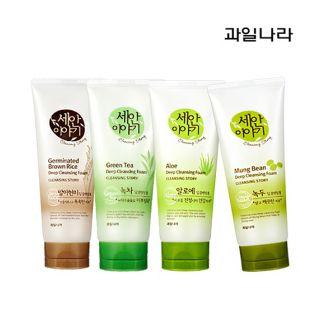 Kwailnara - Cleansing Story Deep Cleansing Foam (4 Types) 120g Germinated Brown Rice
