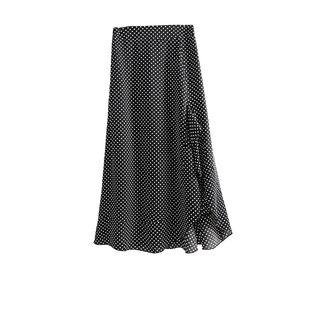 Dotted Mermaid A-line Skirt