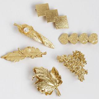 Alloy Leaf / Heart / Square Hair Clip