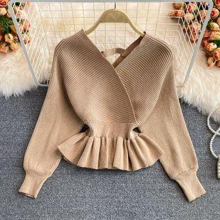 Wrapped Glitter Sweater