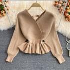 Wrapped Glitter Sweater