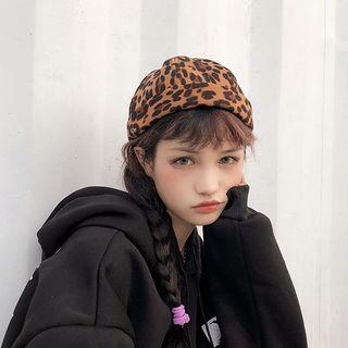 Leopard Print Brimless Hat