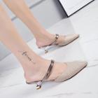 Pointy-toes High-heel Mules