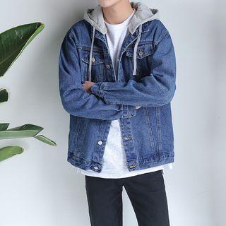 Mock Two Piece Denim Jacket