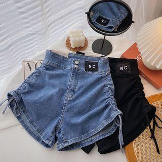 Drawcord High-waist Shorts
