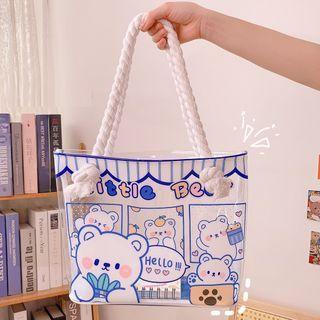 Animal Transparent Pvc Tote Bag