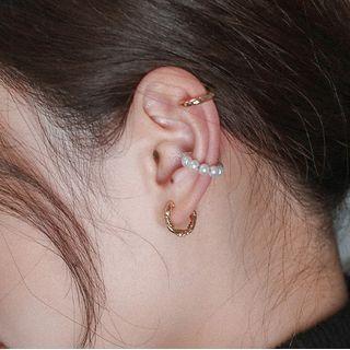 Alloy / Faux Pearl Cuff Earring (various Designs)