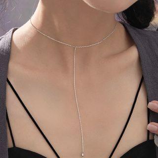 Sterling Silver Y Choker